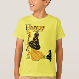 Glad Halloween Häxa T Shirt