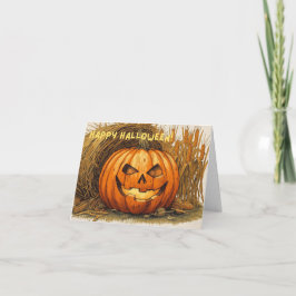 Glad Halloween Helgkort