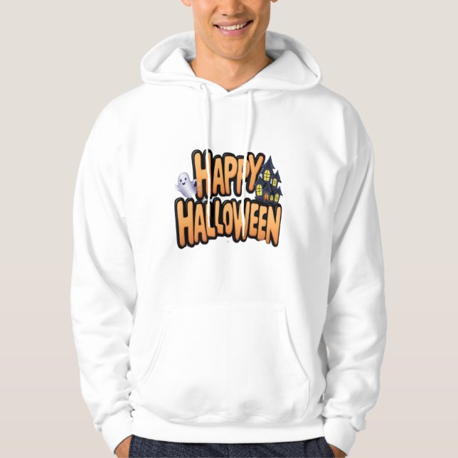 Glad Halloween  Hoodie (Framsida)