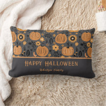 Glad Halloween Höst Pumpa Familjenamn