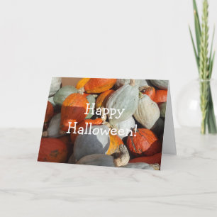 Glad Halloween Hösthälsningar Pumpa Kort