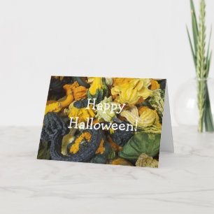 Glad Halloween Hösthälsningar Pumpa Kort