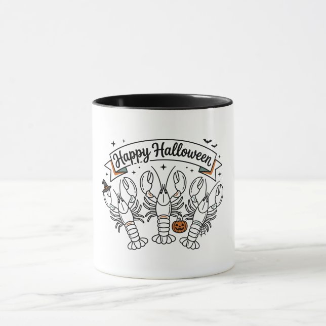 Glad Halloween Humrar Mugg (Center)