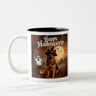 Glad Halloween Hund Mugg