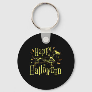 Glad Halloween Hund - Rolig Halloween Nyckelring