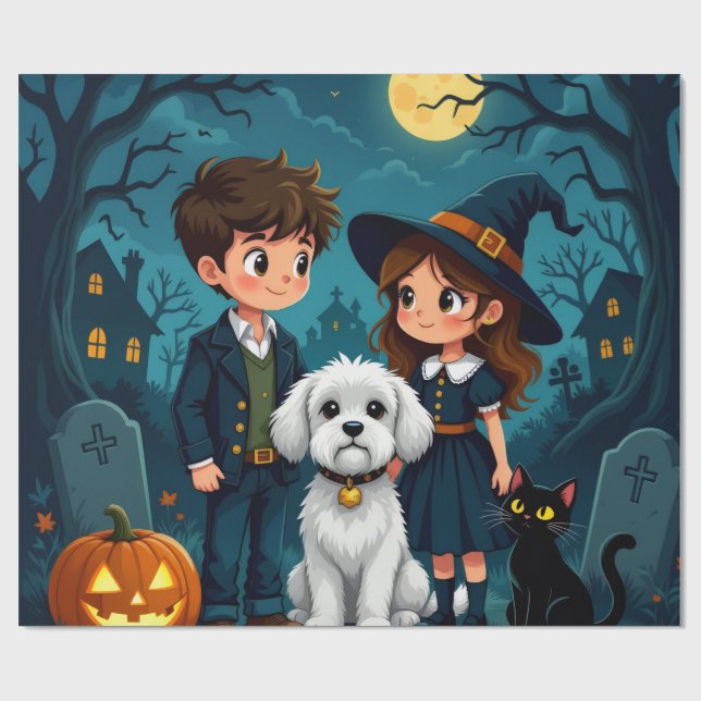 Glad Halloween i presentpapper (Platt)