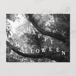 Glad Halloween i skogen Vykort