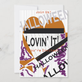 Glad Halloween Inbjudningar