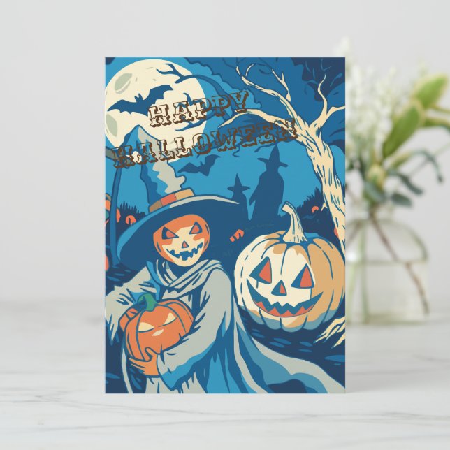 Glad Halloween Inbjudningar (Stående Fram)