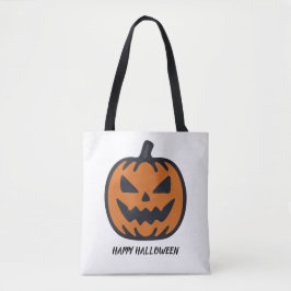 Glad Halloween Jack-O'-Lantern-handväskor Tygkasse
