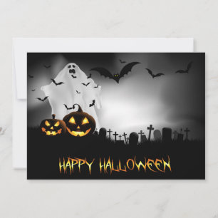 Glad Halloween  Julkort