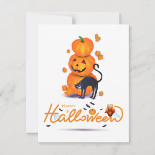 Glad Halloween! Julkort