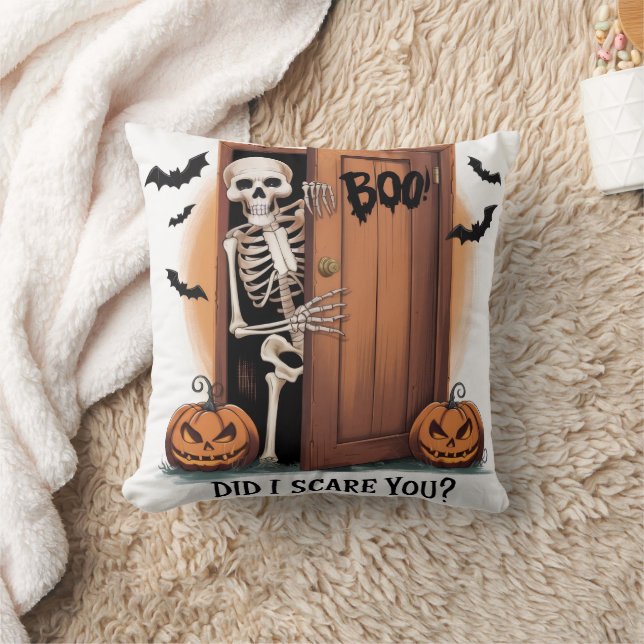 Glad Halloween Kastkudde Kudde (Filt)