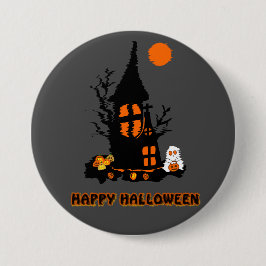 Glad Halloween-knapp Knapp