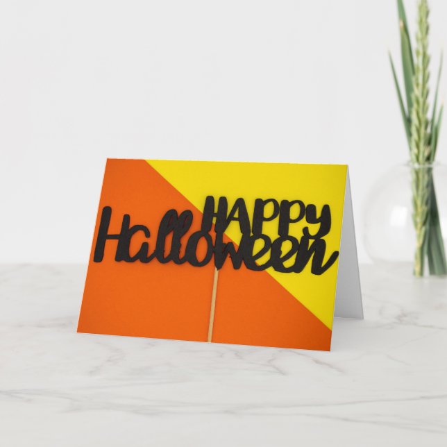 Glad Halloween Kort (Framsida)