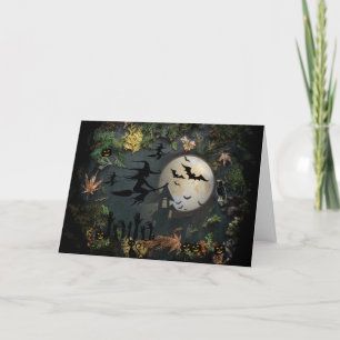 Glad Halloween-kort Helgkort
