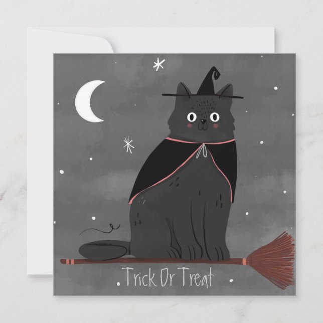 Glad Halloween-kort Julkort (Framsida)