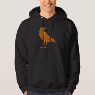 Glad Halloween Kråkdräkt Hoodie