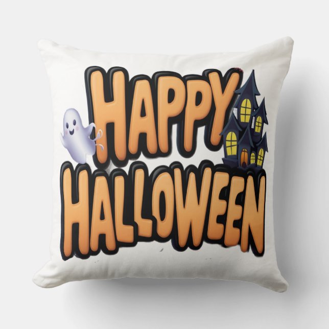 Glad Halloween  Kudde (Framsida)