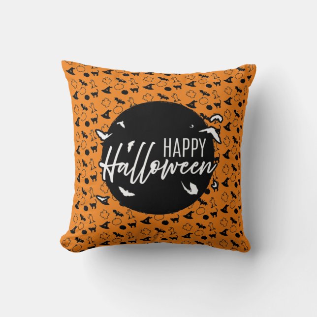 Glad Halloween Kudde (Framsida)