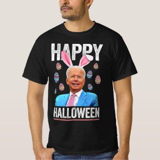Glad Halloween Kul Biden Kanin Ägg För Halloween T Shirt