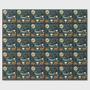 Glad Halloween Kul & Läskig Presentpapper