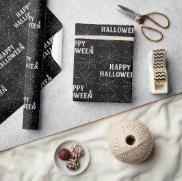 Glad Halloween Kuslig Gotisk Modern Present Fest Presentpapper