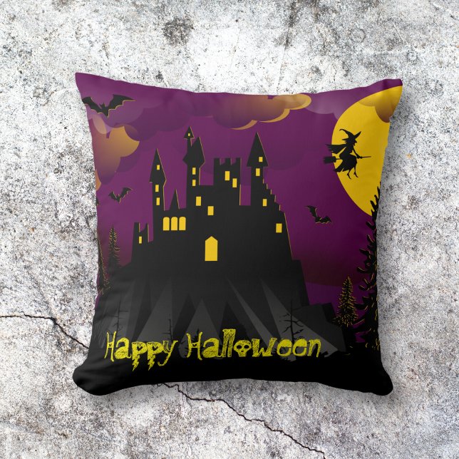 Glad Halloween Kuslig Kudde (Skapare uppladdad)
