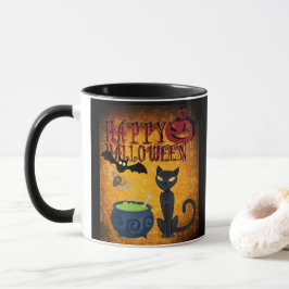 Glad Halloween Kuslig Mugg