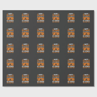Glad Halloween Kuslig Spökhus Citat Presentpapper