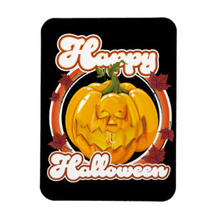 Glad Halloween-logotyp Magnet