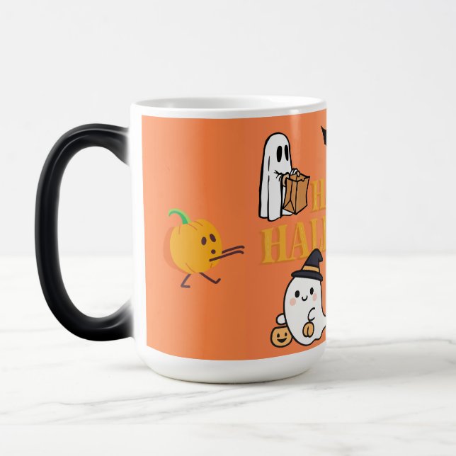 Glad Halloween  Magisk Mugg (Vänster)