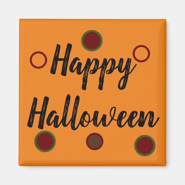 Glad Halloween Magnet (Framsidan)