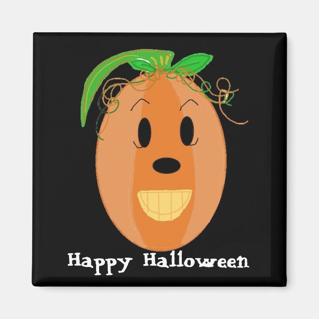 Glad Halloween Magnet (Framsidan)