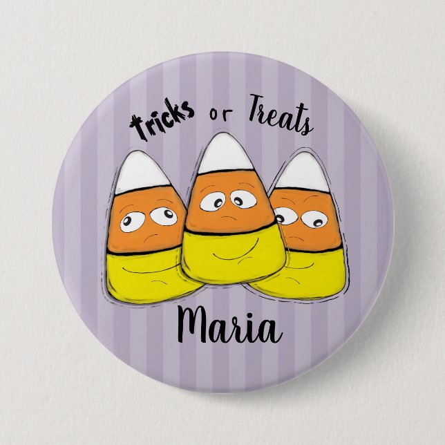 Glad halloween-majs godis knapp (Framsida)