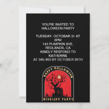 Glad Halloween-middagskalas