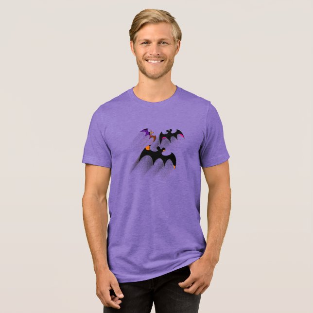 Glad Halloween Motiv  T Shirt (Framsida Full)