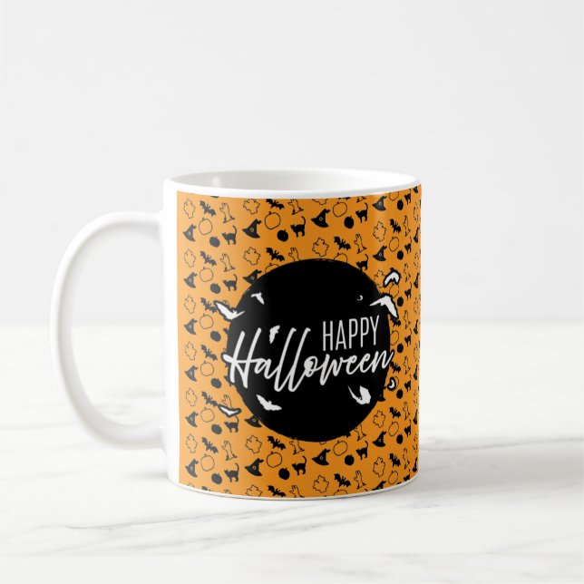Glad Halloween-mugg Kaffemugg (Vänster)