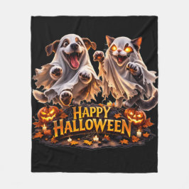 Glad Halloween mysig fluffig tröja Fleecefilt