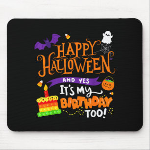 Glad Halloween och ja det är min födelsedag Hallow Musmatta