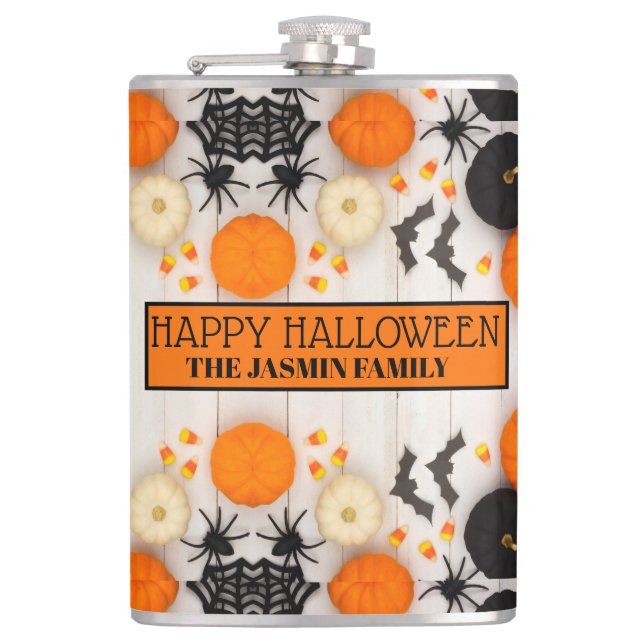 Glad Halloween Orange Pumpa Fickplunta (Framsidan)