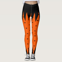 Glad Halloween Orange Svart Personlig
