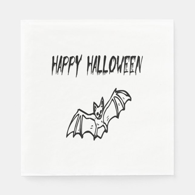 glad halloween pappersservett (Framsidan)