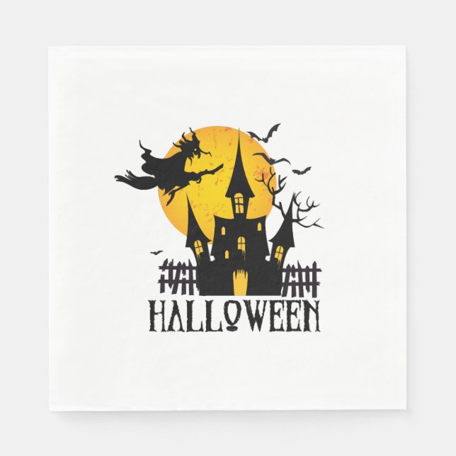 Glad Halloween Pappersservett (Framsidan)