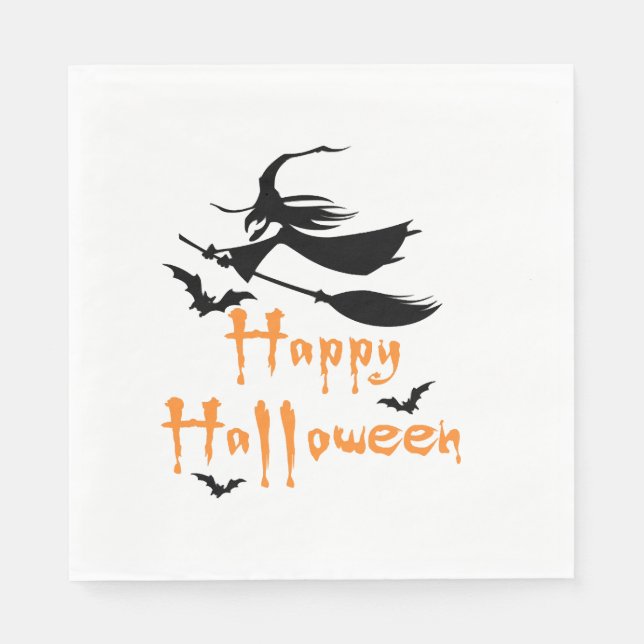 Glad Halloween Pappersservett (Framsidan)