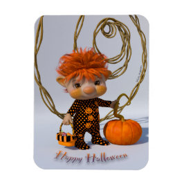 Glad Halloween-plakat Magnet