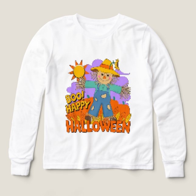 Glad Halloween pojke  T Shirt (Design framsida)