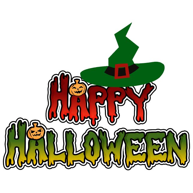 Glad Halloween Poster (Whispers from beyond echo in the haunted mansion.)