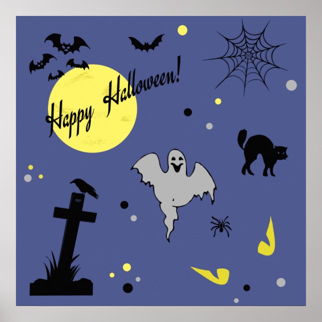 Glad Halloween Poster (Framsidan)