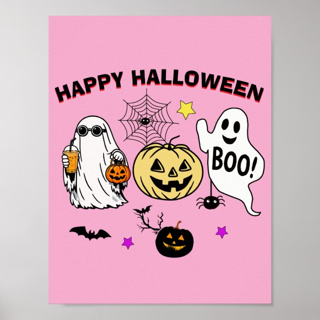 Glad Halloween Poster (Framsidan)